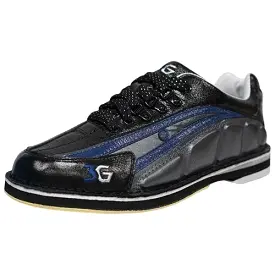 3G Mens Tour Ultra Black Blue Metallic Right Hand Bowling Shoes