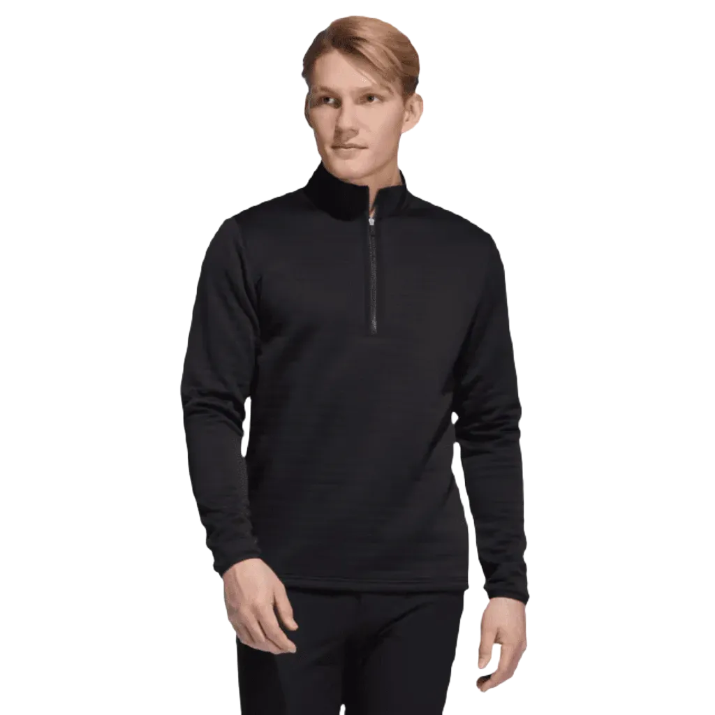 Adidas (DWR) Water Repellent 1/4 Zip Pullover - Black