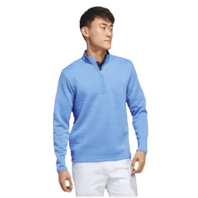 Adidas (DWR) Water Repellent 1/4 Zip Pullover - Blue