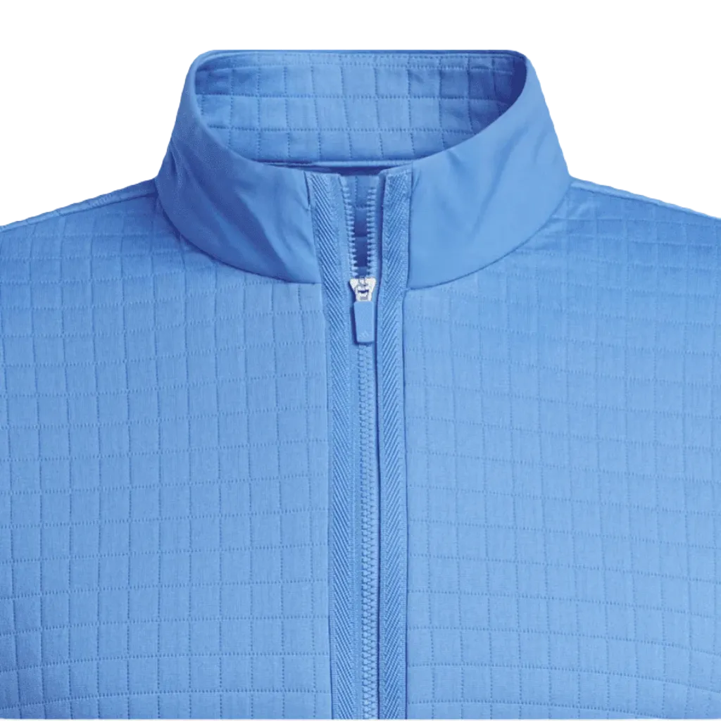 Adidas (DWR) Water Repellent 1/4 Zip Pullover - Blue