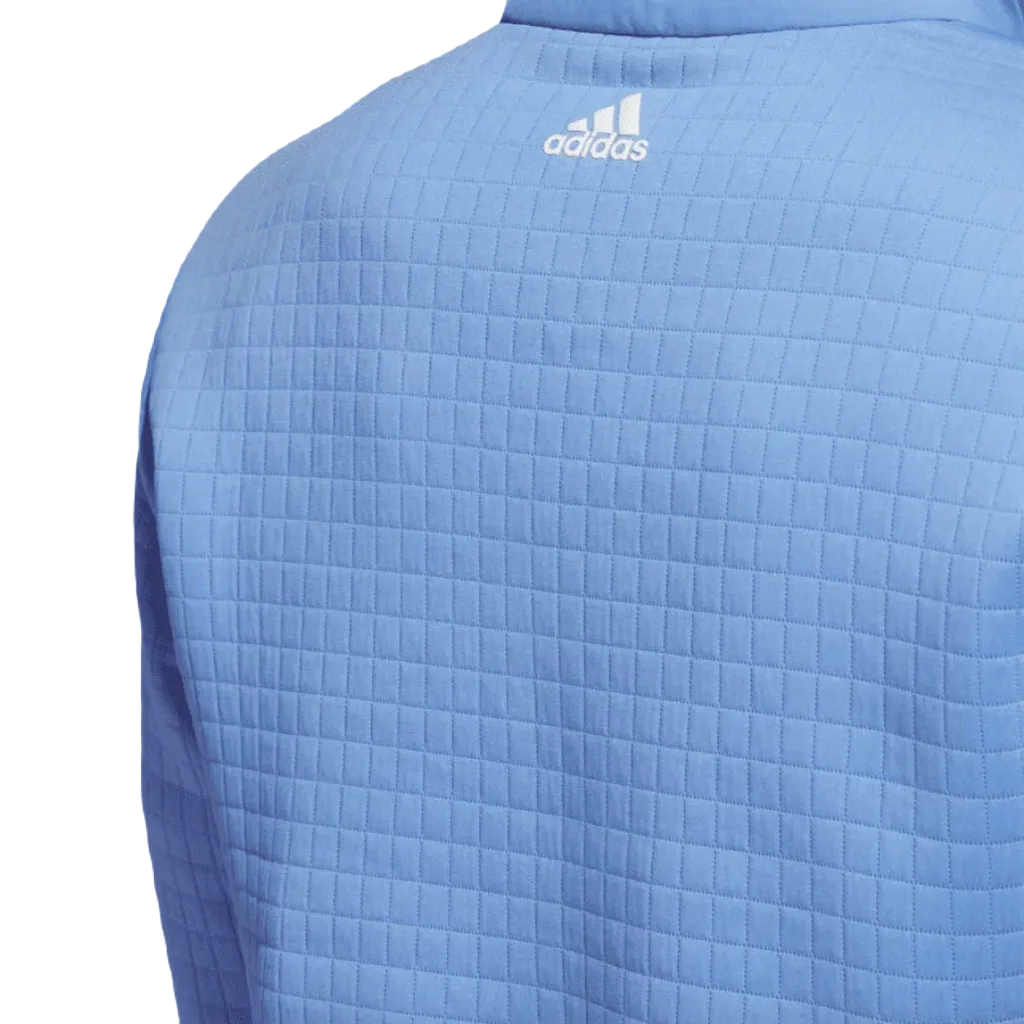 Adidas (DWR) Water Repellent 1/4 Zip Pullover - Blue