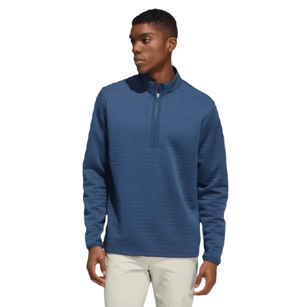 Adidas (DWR) Water Repellent 1/4 Zip Pullover - Navy