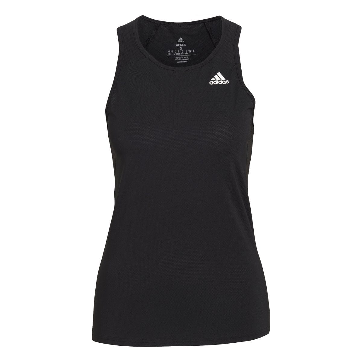 ADIDAS WOMEN'S OWN THE RUN RUNNING TANK BLACK SINGLET