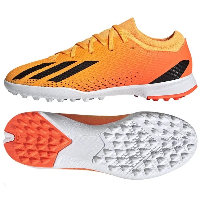 Adidas X Speedportal.3 Tf Jr GZ2467 football shoes orange oranges and reds