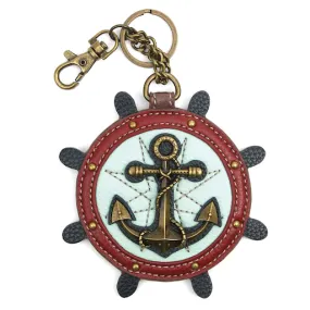 Anchor Coin Purse and Key Chain