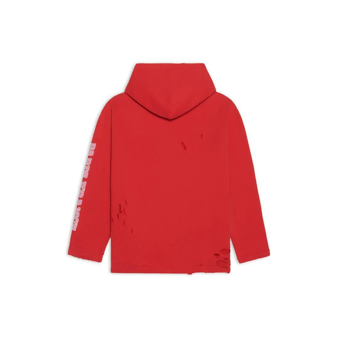 BALENCIAGA  |Women's maison balenciaga cropped hoodie in red