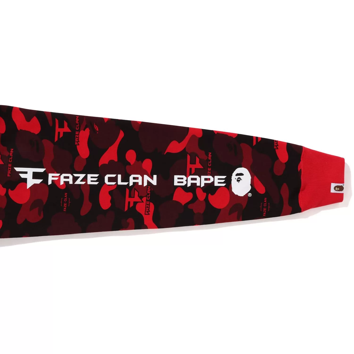 BAPE X FAZE CLAN FULL ZIP HOODIE MENS