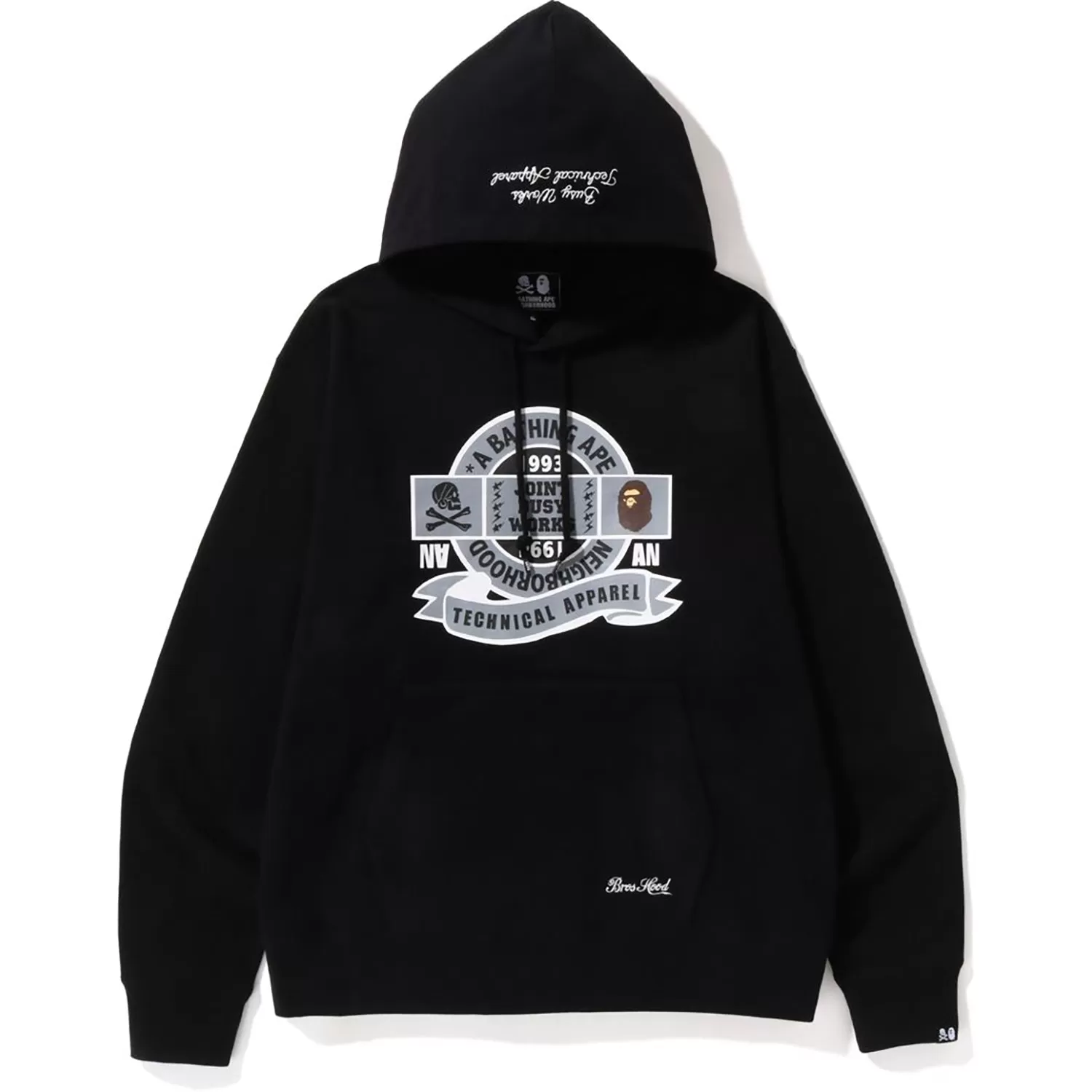 BAPE X NEIGHBOURHOOD RELAXED FIT PULLOVER HOODIE MENS