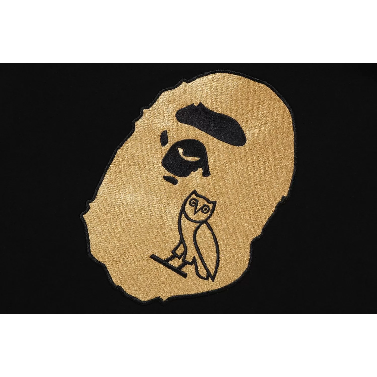 BAPE X OVO APE HEAD PULLOVER HOODIE MENS