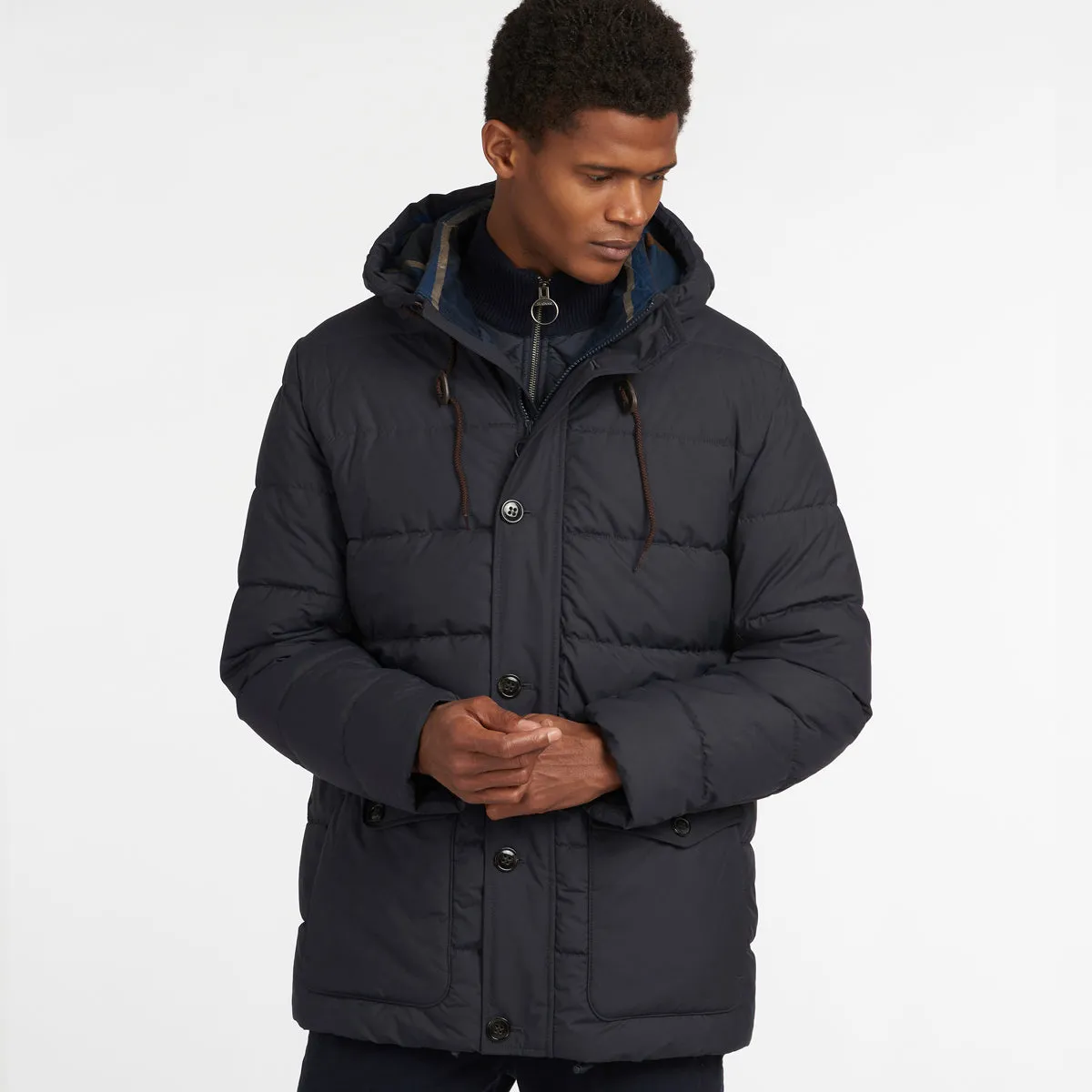 Barbour - Mobury Quilted Jacket In Navy