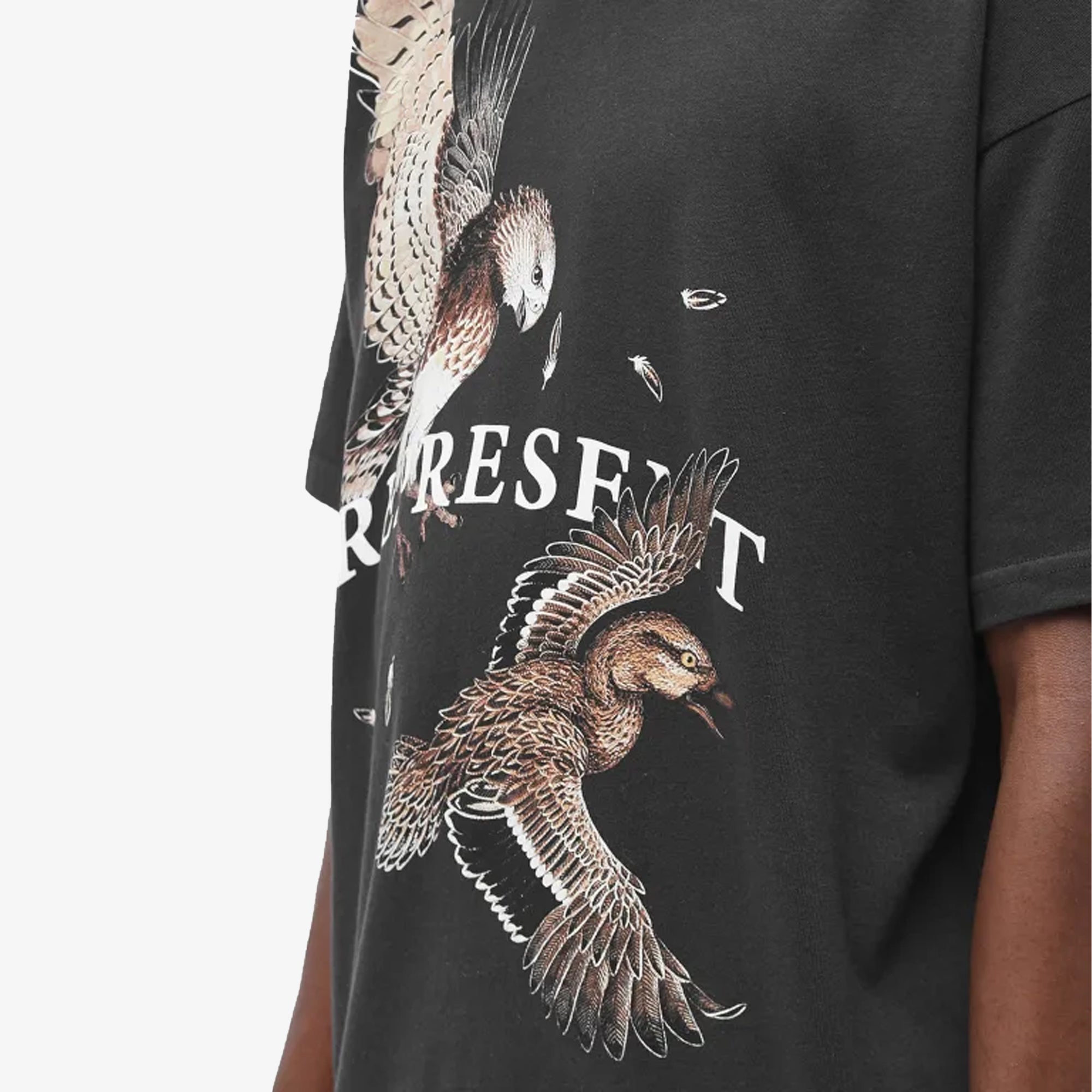 BIRDS OF PREY T-SHIRT 'OFF BLACK'