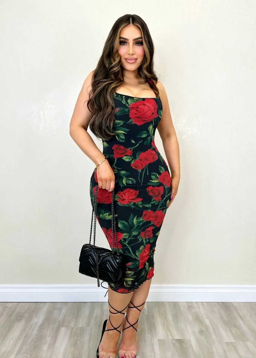 Blooming Roses  Dress