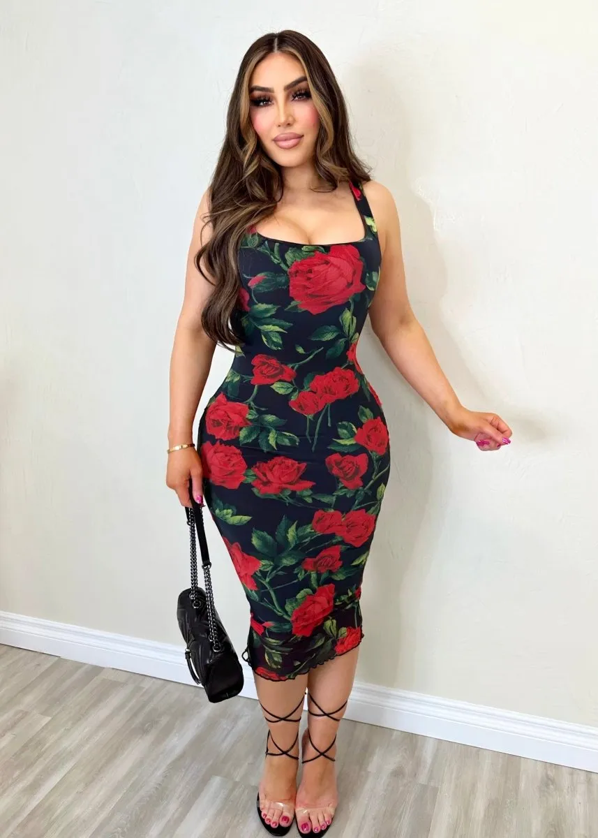 Blooming Roses  Dress