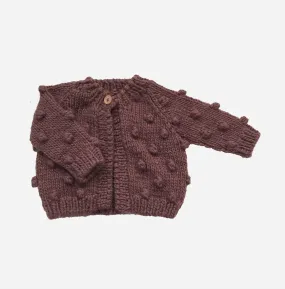 Blueberry Hill- Popcorn Cardigan