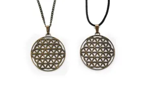 Bronze Flower of Life Necklace