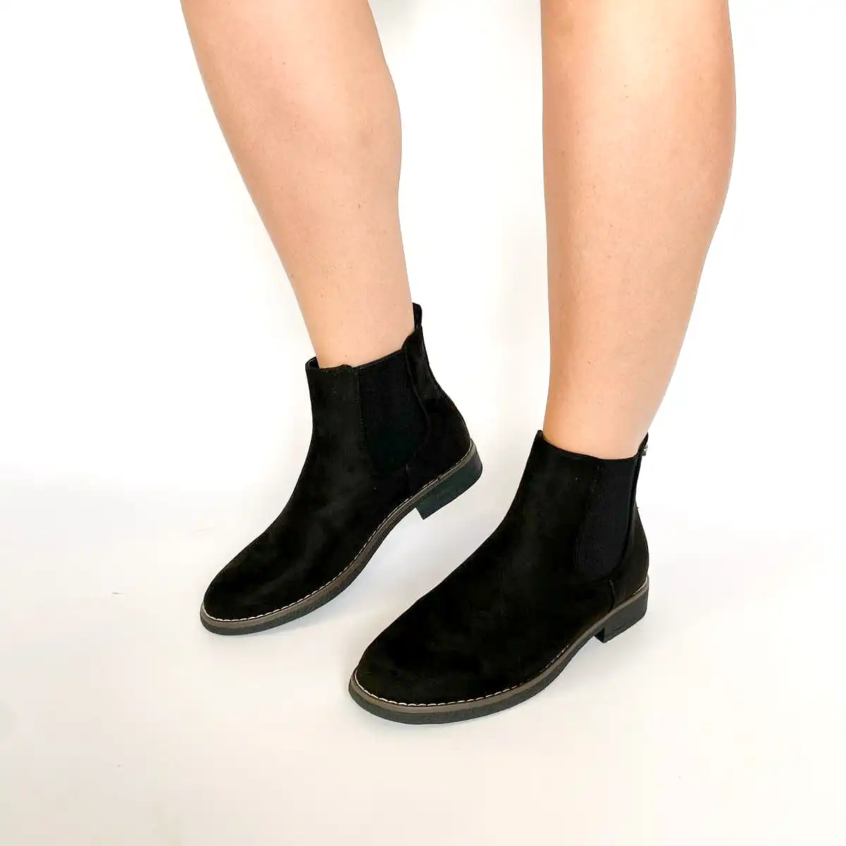 Butterfly Celeste 1 black short suede boot