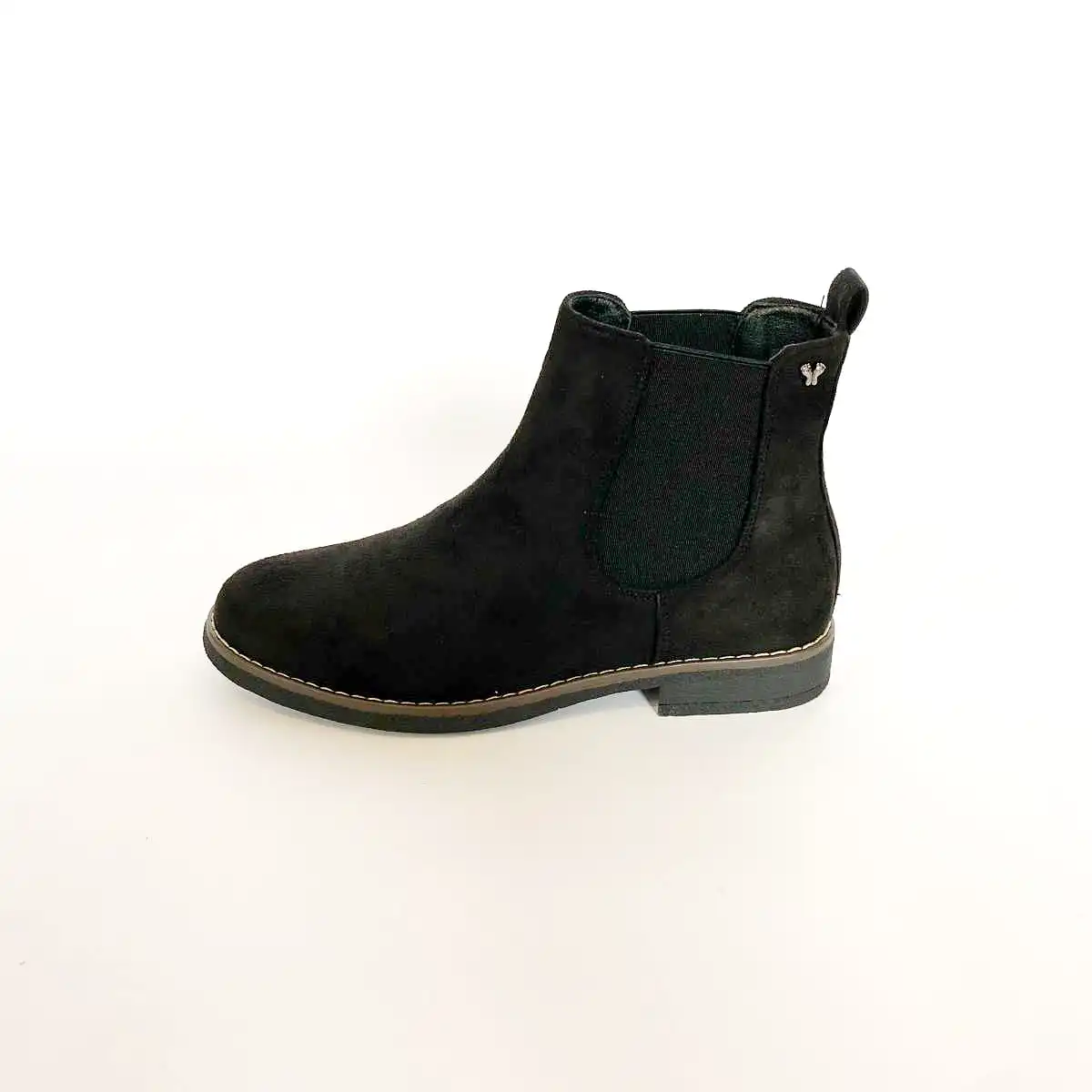 Butterfly Celeste 1 black short suede boot