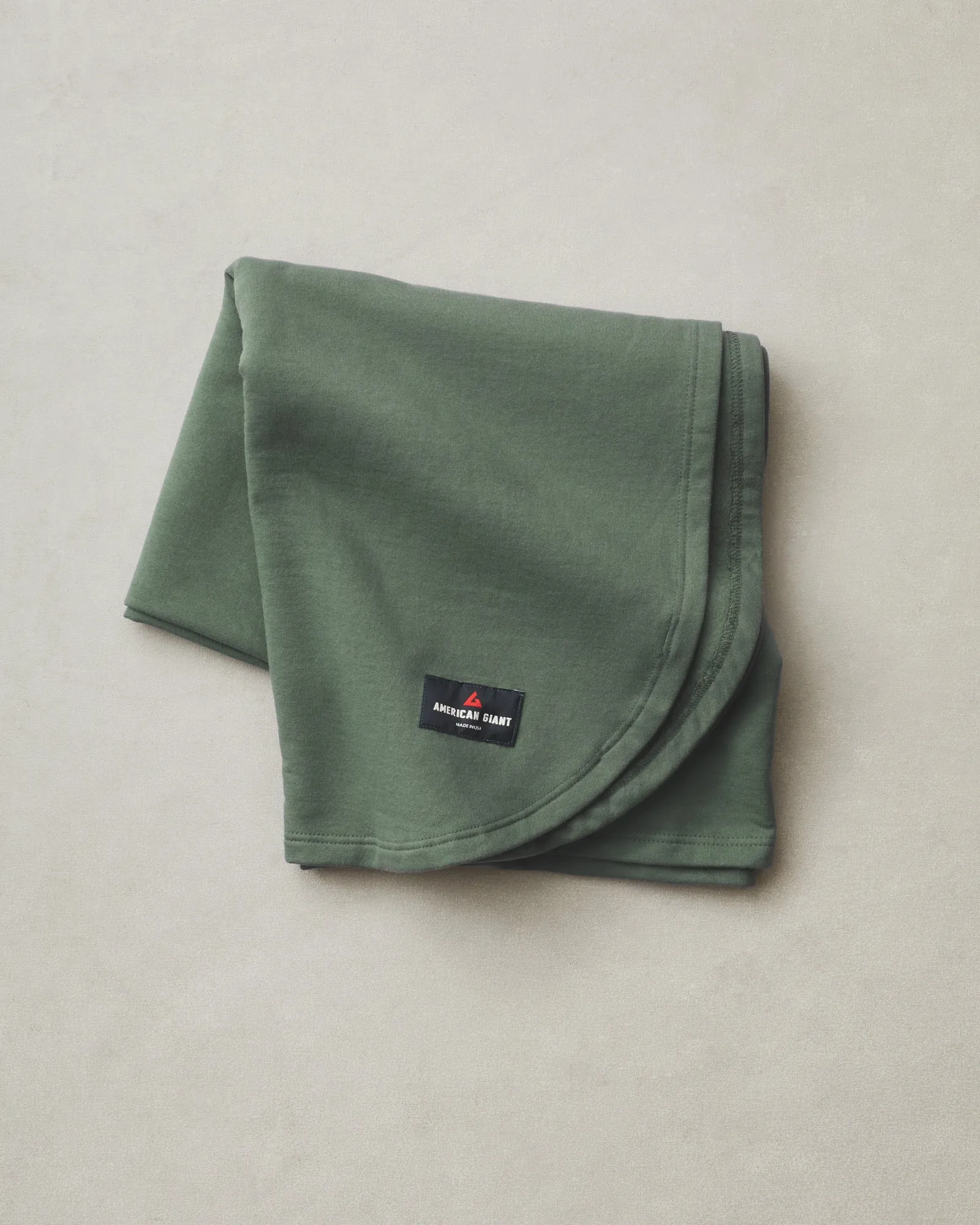 Campfire Throw Blanket - Green Slate