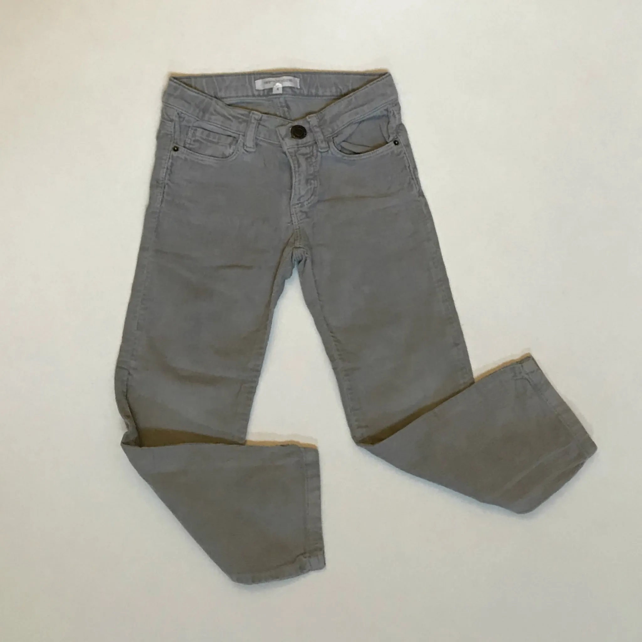 Caramel Grey Slim Fit Cords: 4 Years