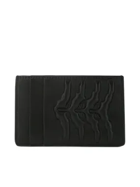 Card holder in black nappa