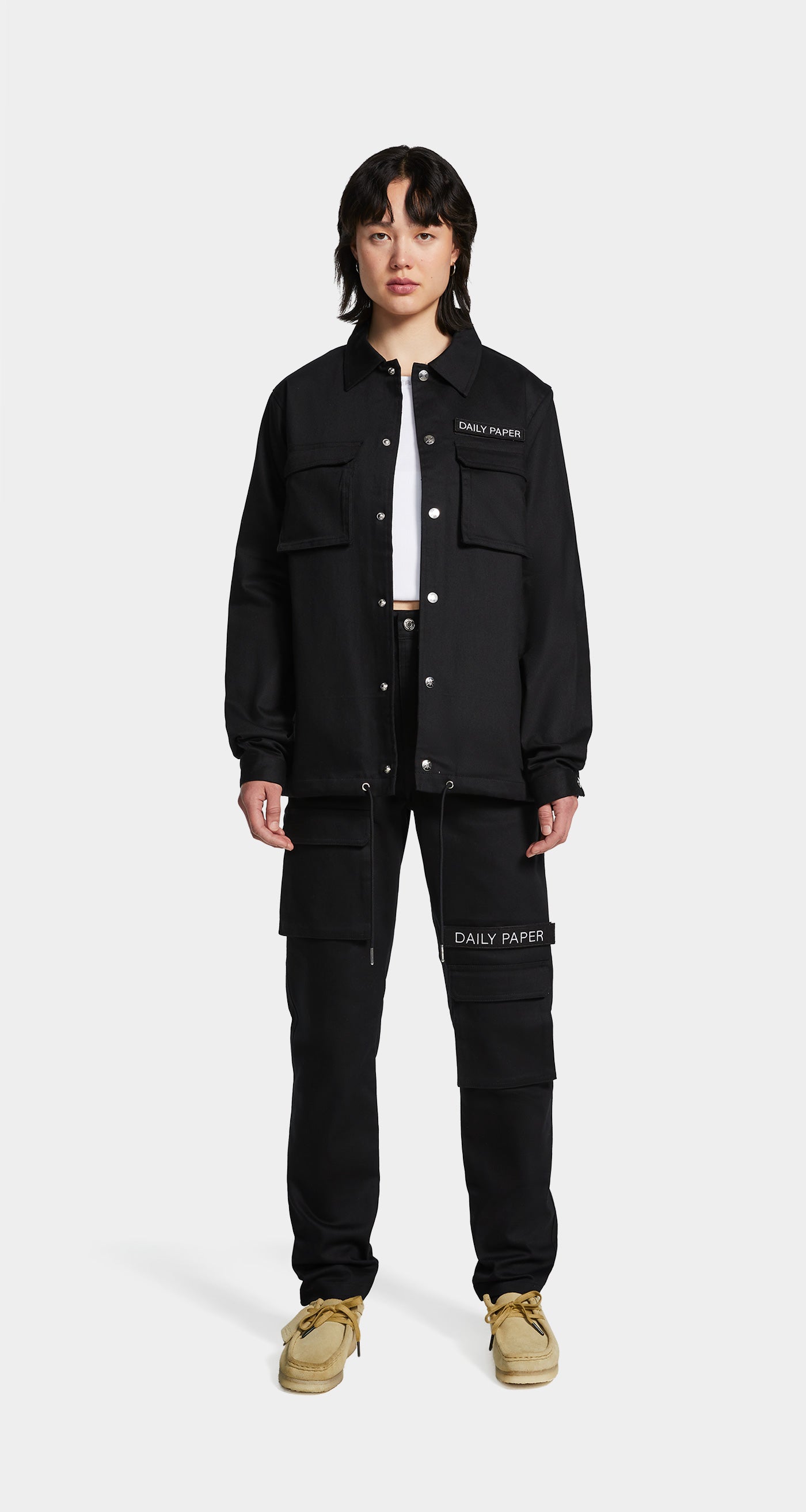 Cargo Coach Jacket Black