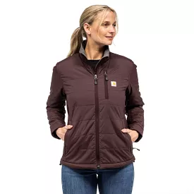 'Carhartt' Women's Rain Defender Lightweight Insulated Jacket - Blackberry