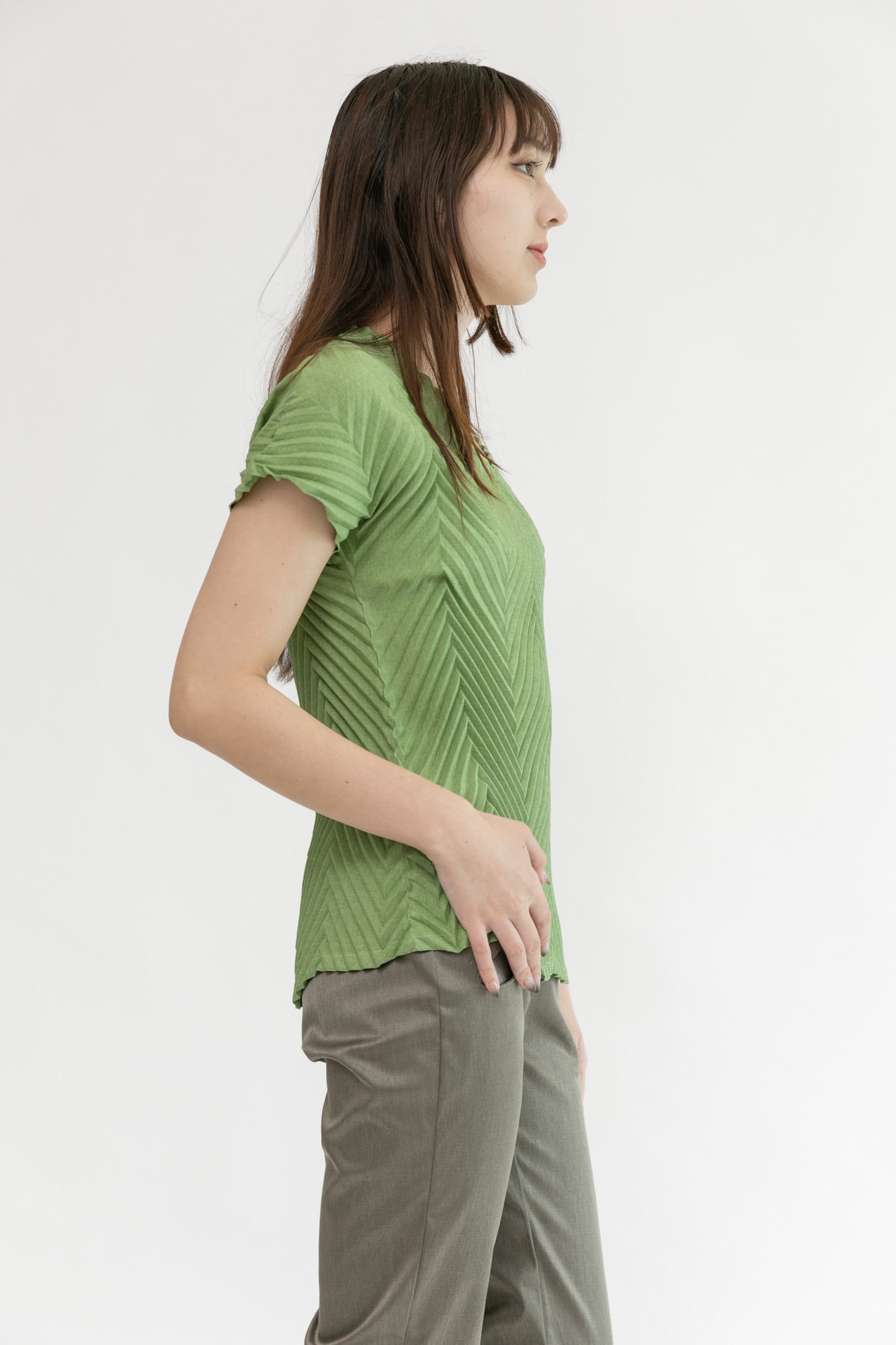 Chevron T-Shirt | Matcha