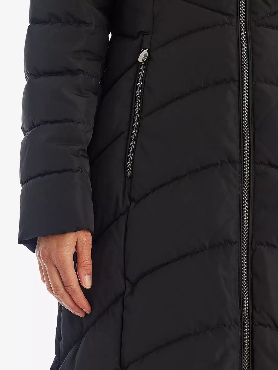 Cinched Back Puffer Coat