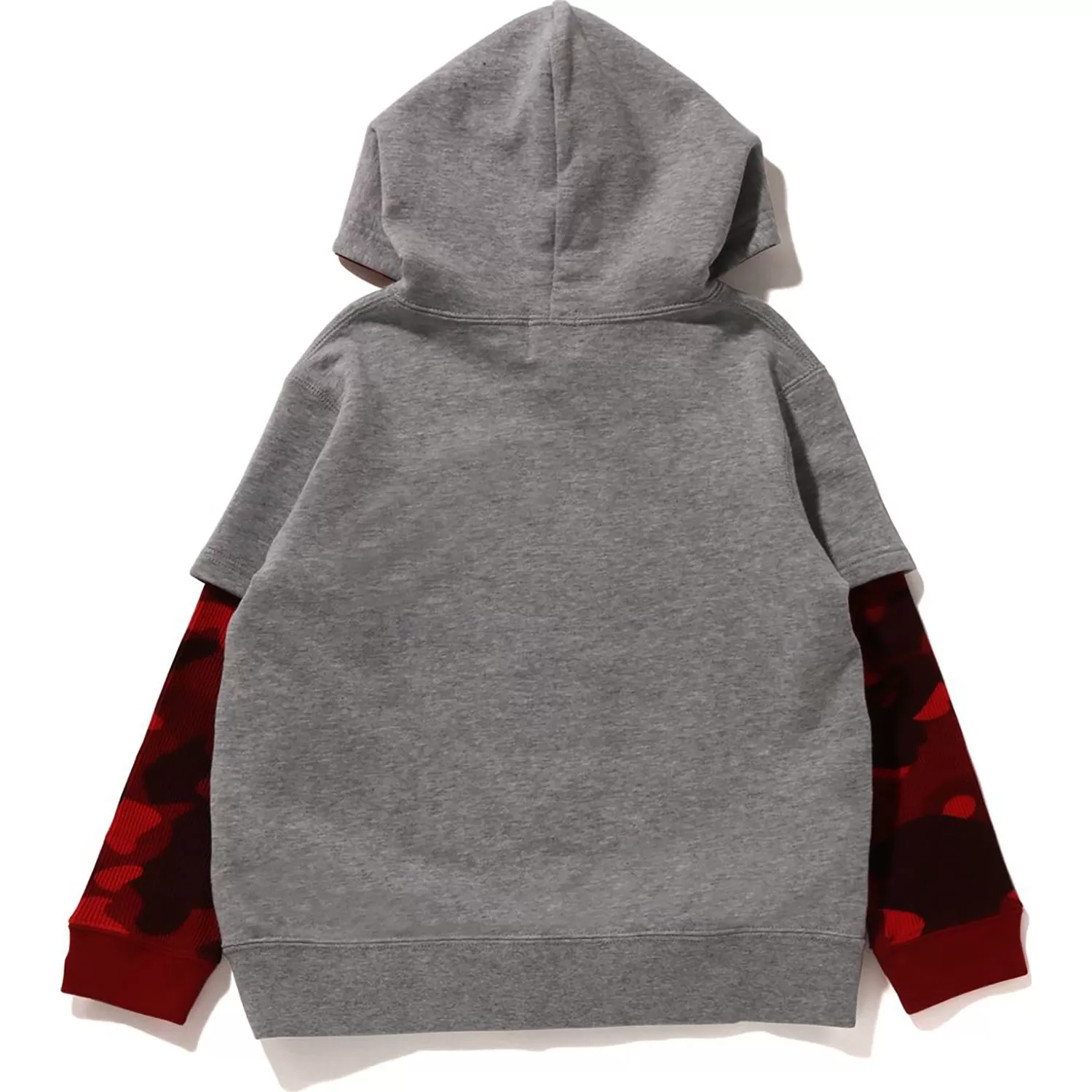 COLOR CAMO APE HEAD LAYERED PULLOVER HOODIE KIDS