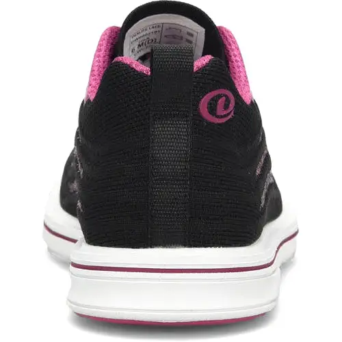 Dexter Womens DexLite Knit Black Pink Bowling Shoes