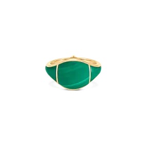 Donna Malachite Gold Ring