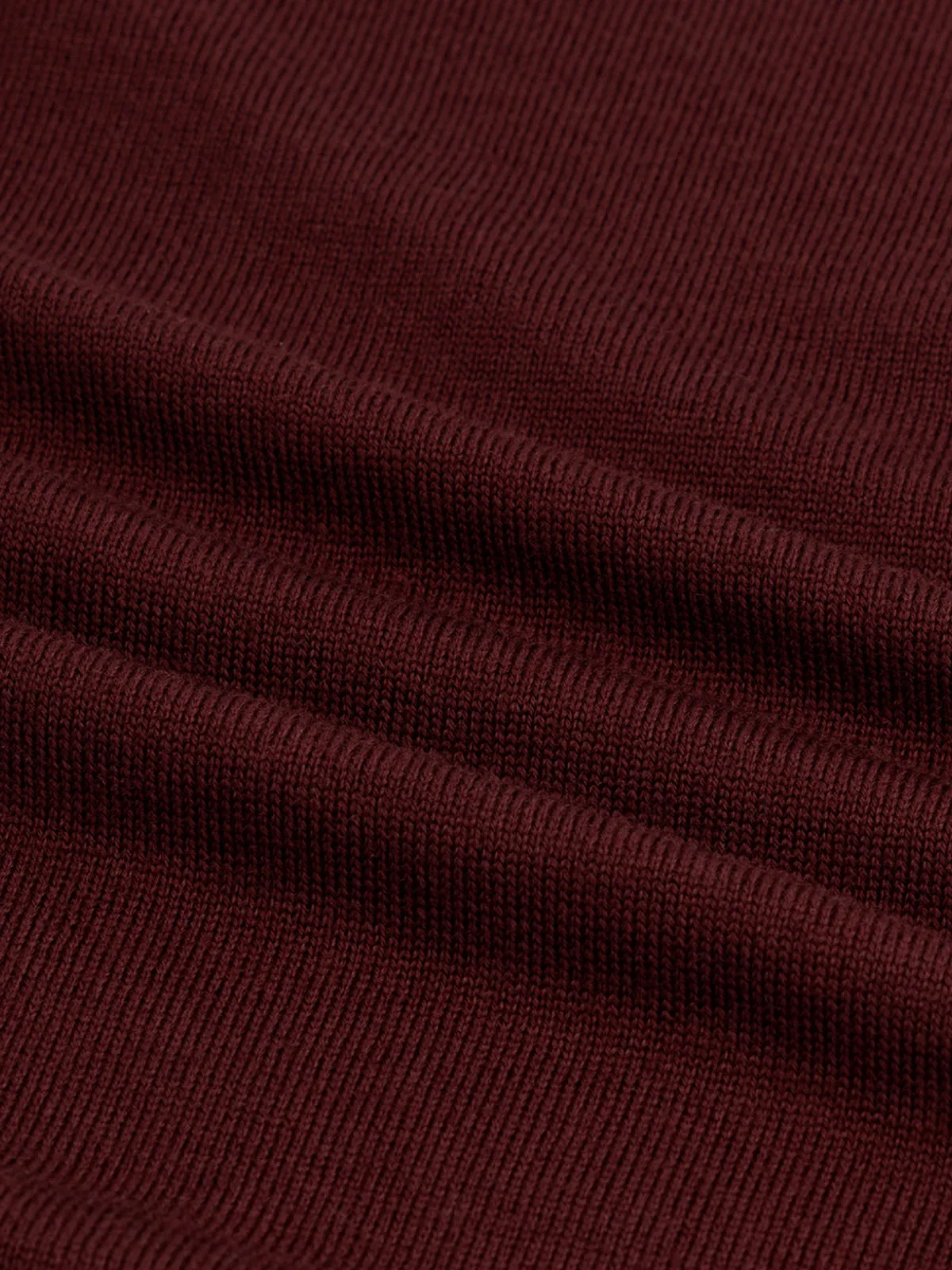 Extrafine Merino Mockneck Burgundy