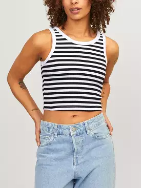 Fallon Stripe Crop Tank Top