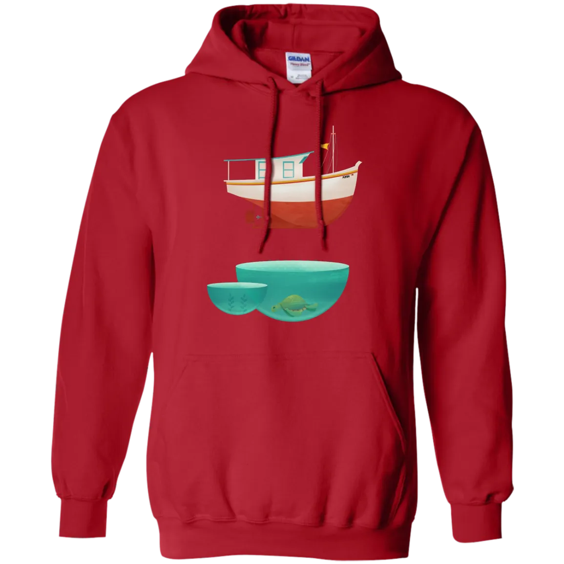 Fishing - floating boat cute animals T Shirt & Hoodie