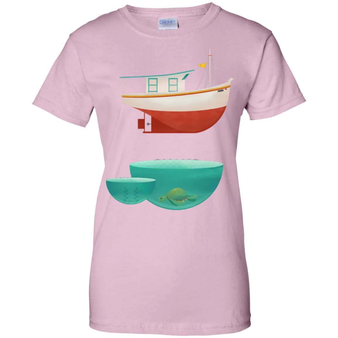 Fishing - floating boat cute animals T Shirt & Hoodie