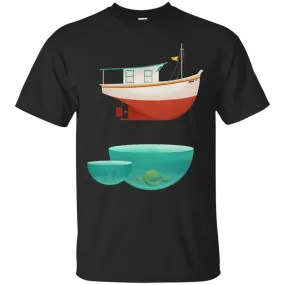 Fishing - floating boat cute animals T Shirt & Hoodie