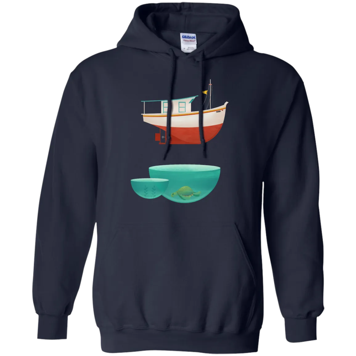 Fishing - floating boat cute animals T Shirt & Hoodie