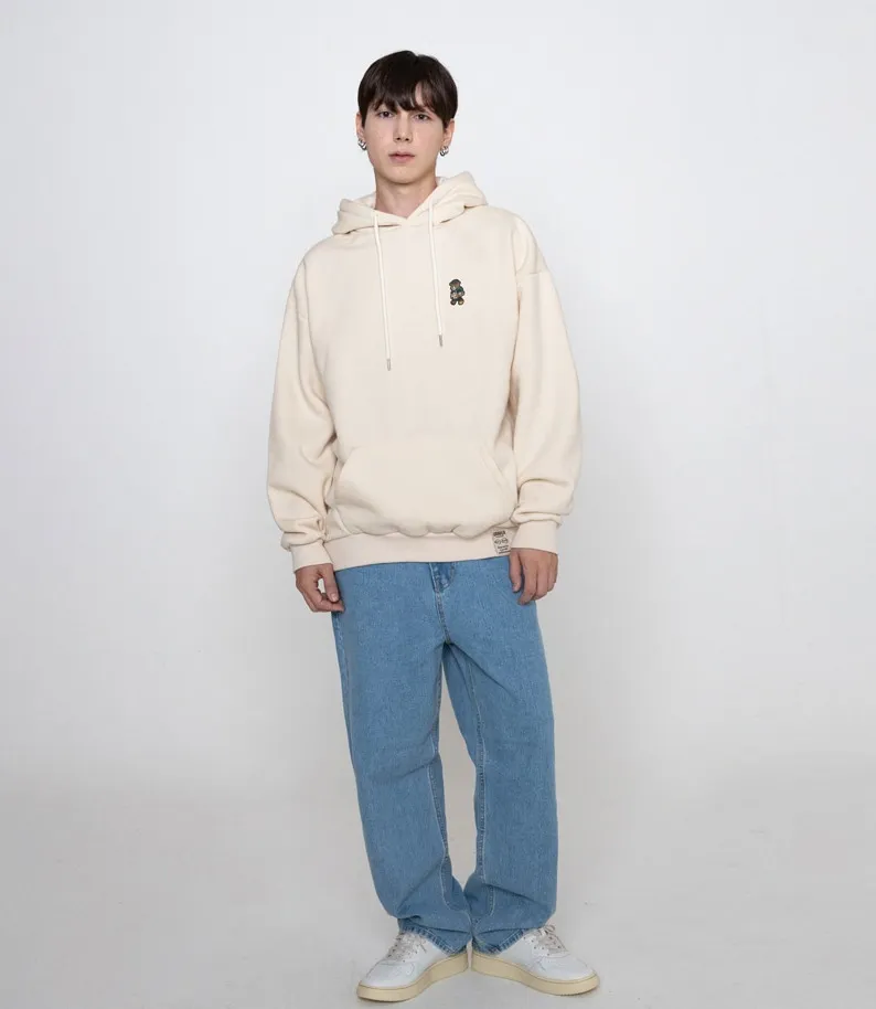 GRAVER  |[GRAVER]★DAISY BOUQUET BEAR EMBROIDERY HOODIE