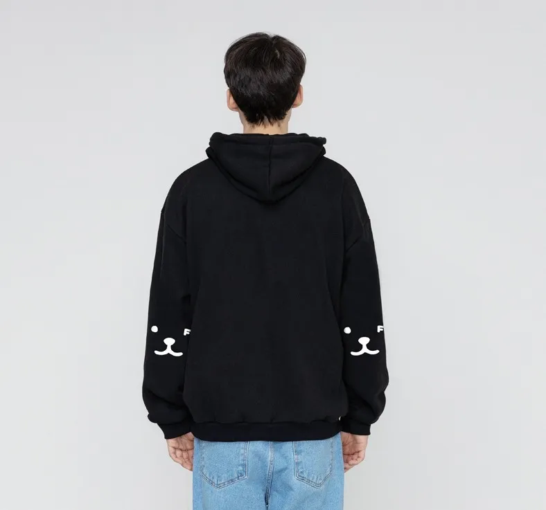 GRAVER  |[GRAVER]★ELBOW PUPPY FACE SMILE HOODIE