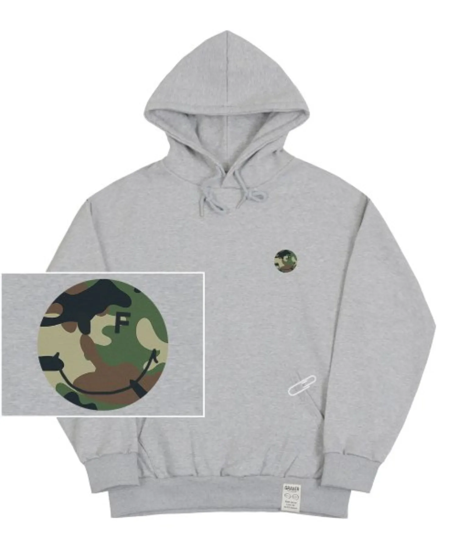 GRAVER  |[GRAVER]★SMALL CAMO DOT SMILE HOODIE