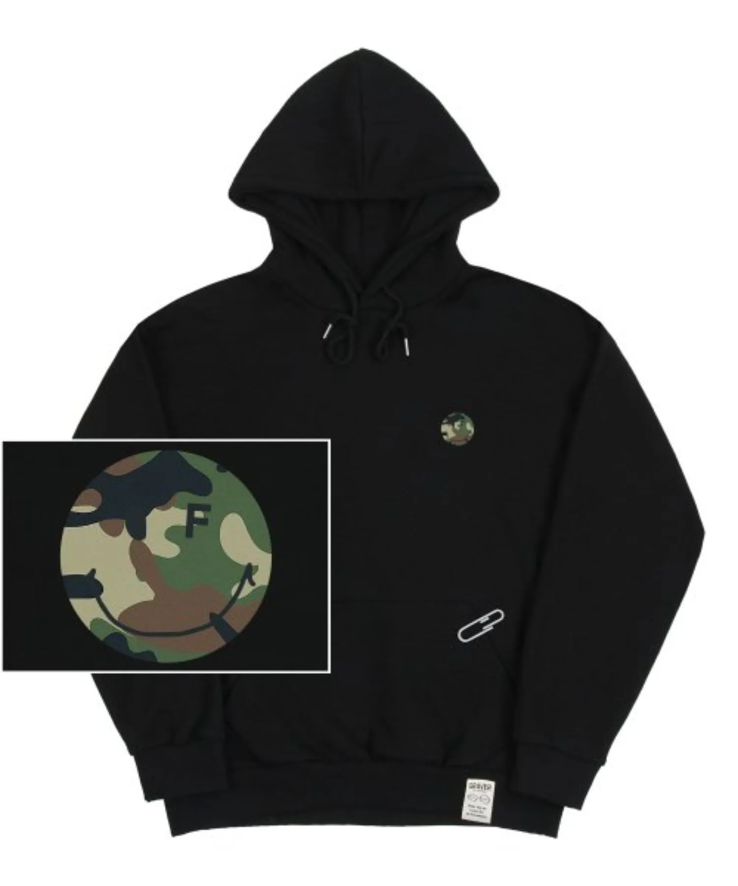 GRAVER  |[GRAVER]★SMALL CAMO DOT SMILE HOODIE