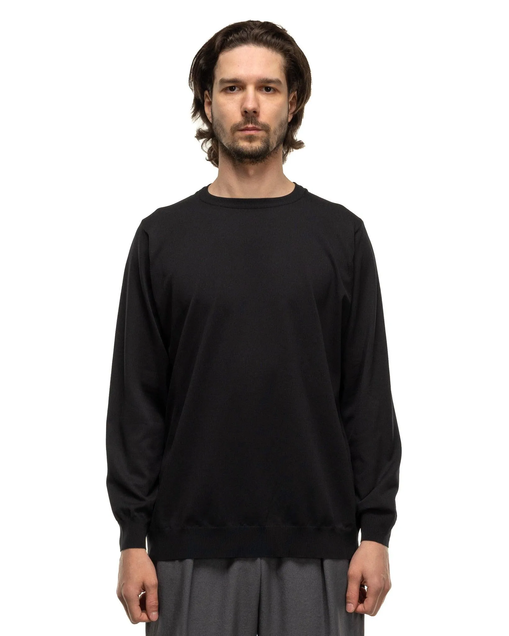 hoverlayer Knit Crew 18G Deltapeak Black