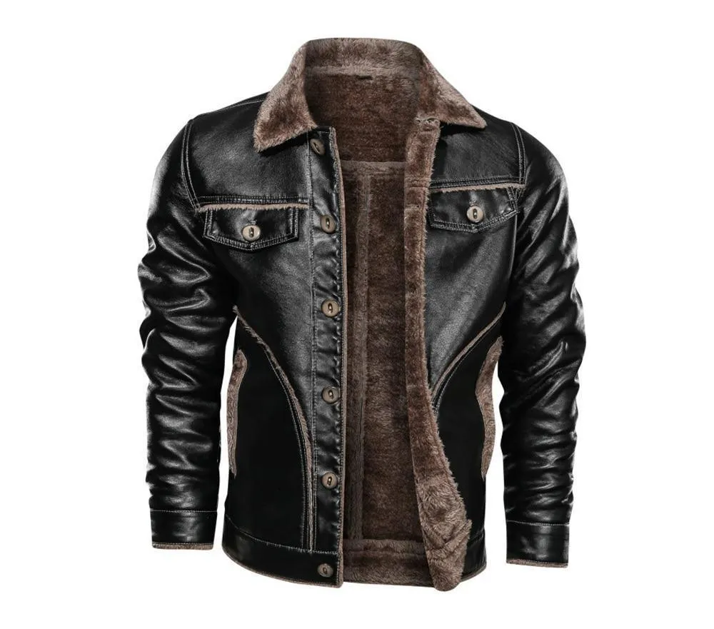 Johny Leather Motorcycle Jacket For Men