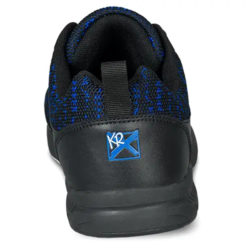 KR Strikeforce Mens Flyer Mesh Black Royal Bowling Shoes