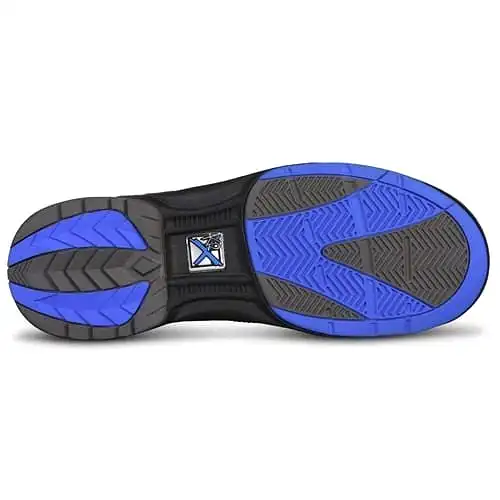 KR Strikeforce Mens Raptor Right Hand Bowling Shoes Wide Black/Royal