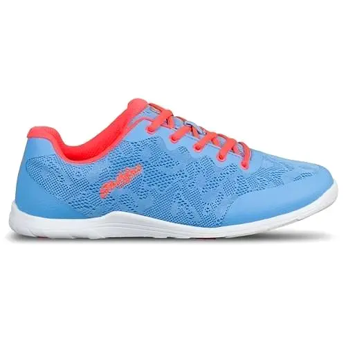 KR Womens Lace Sky Coral Bowling Shoes