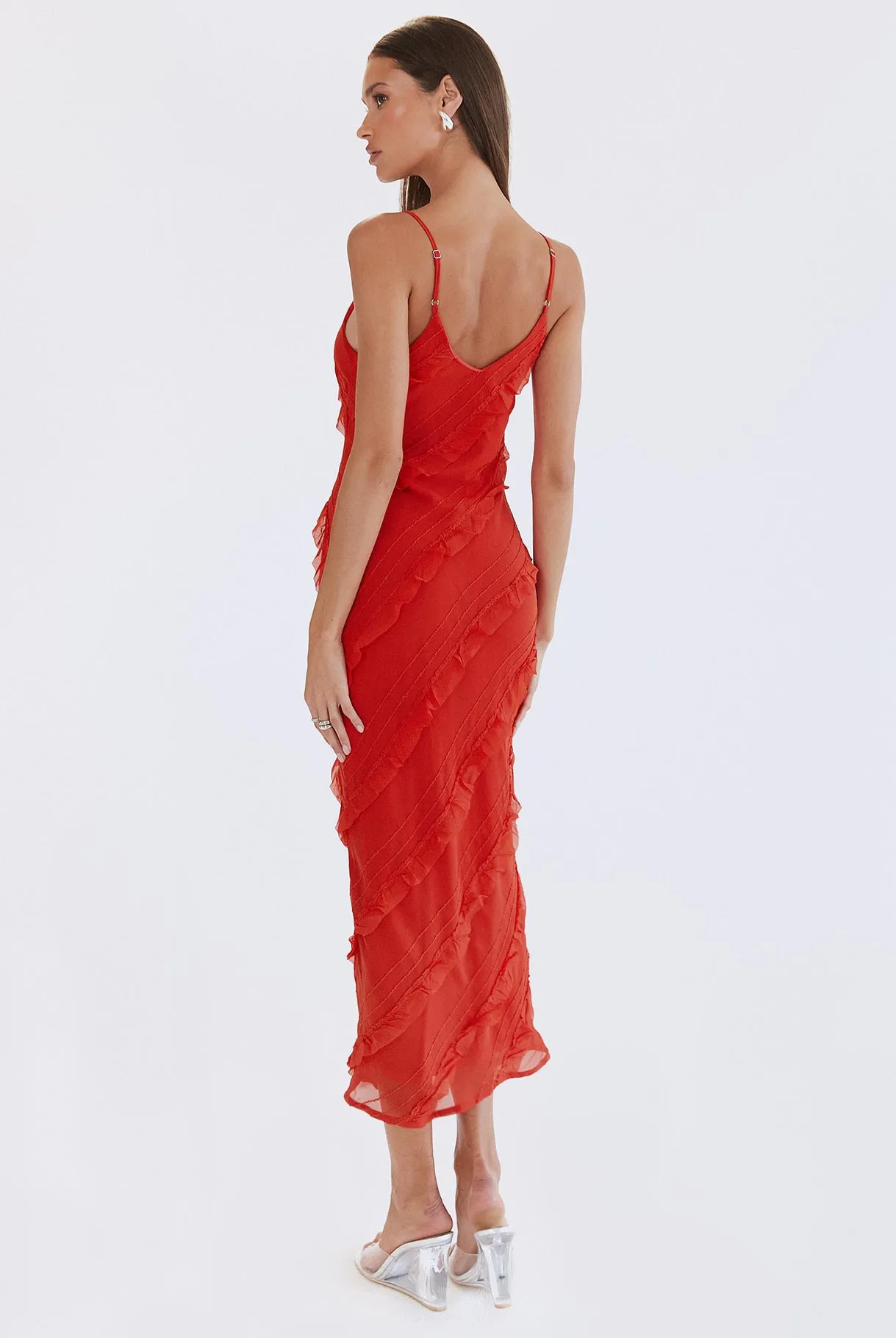 Lars Maxi Dress Red