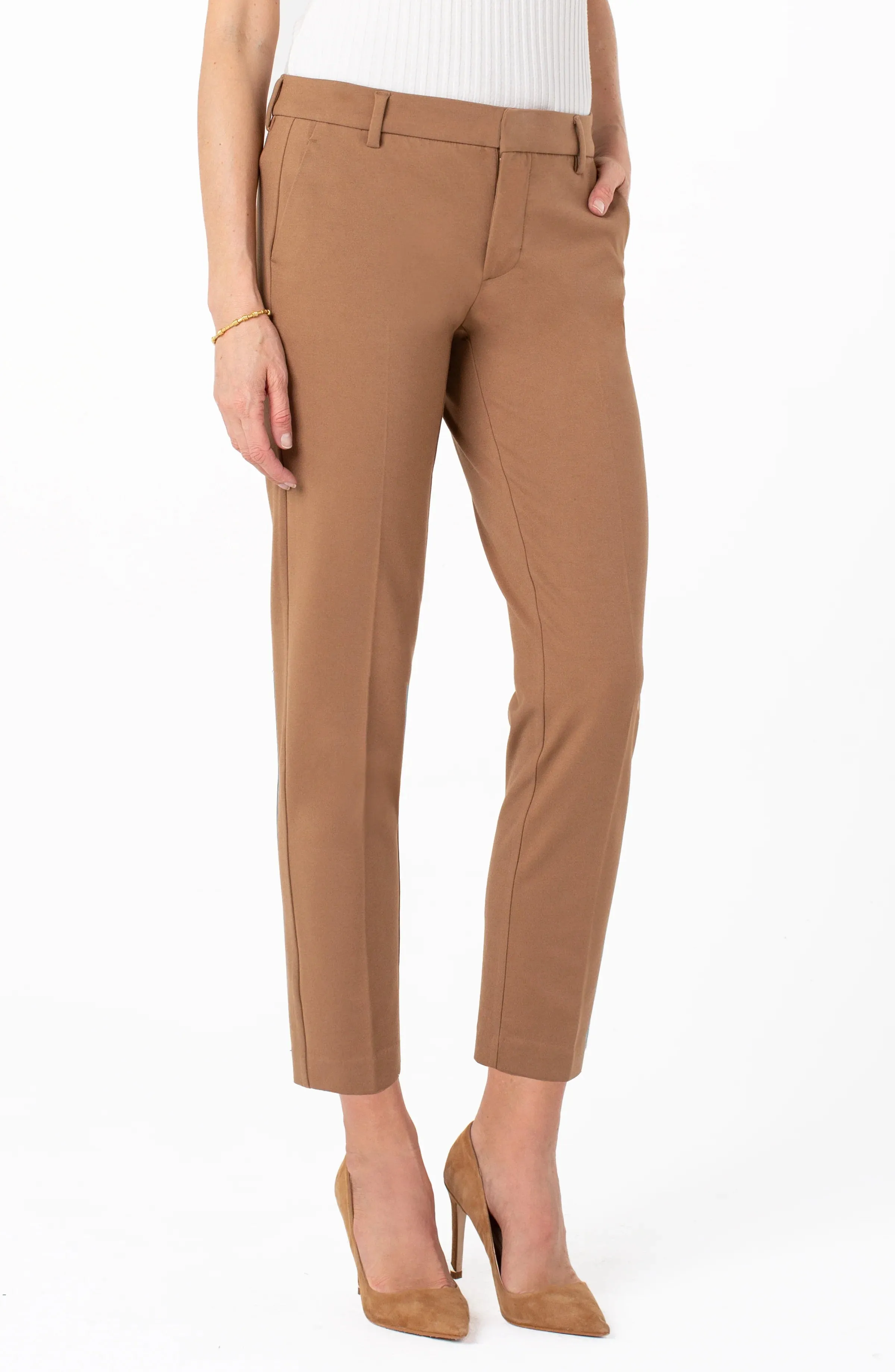 Liverpool Kelsey Knit Trouser - Maple