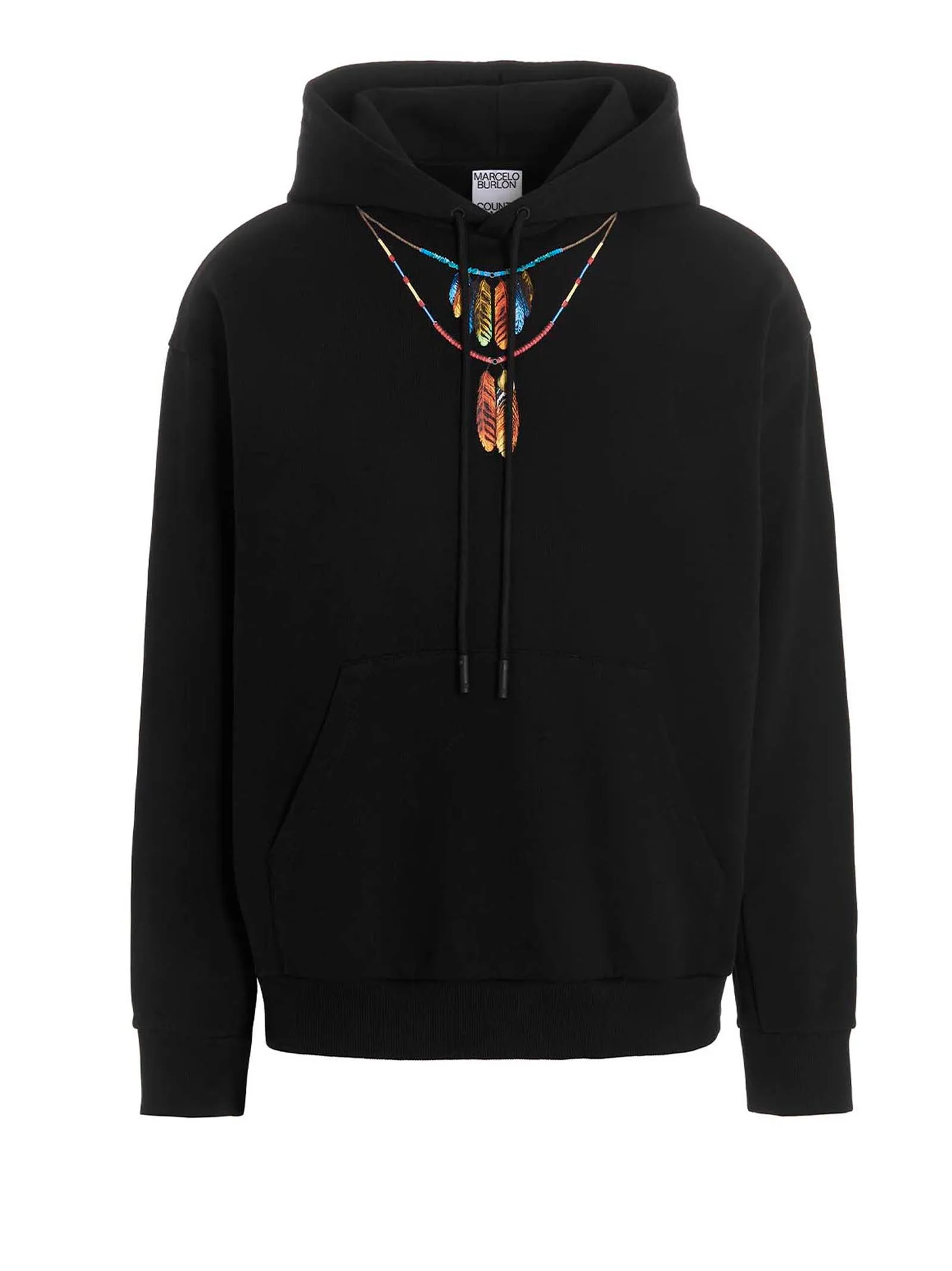 Marcelo Burlon County Of Milan Printed Drawstring Hoodie