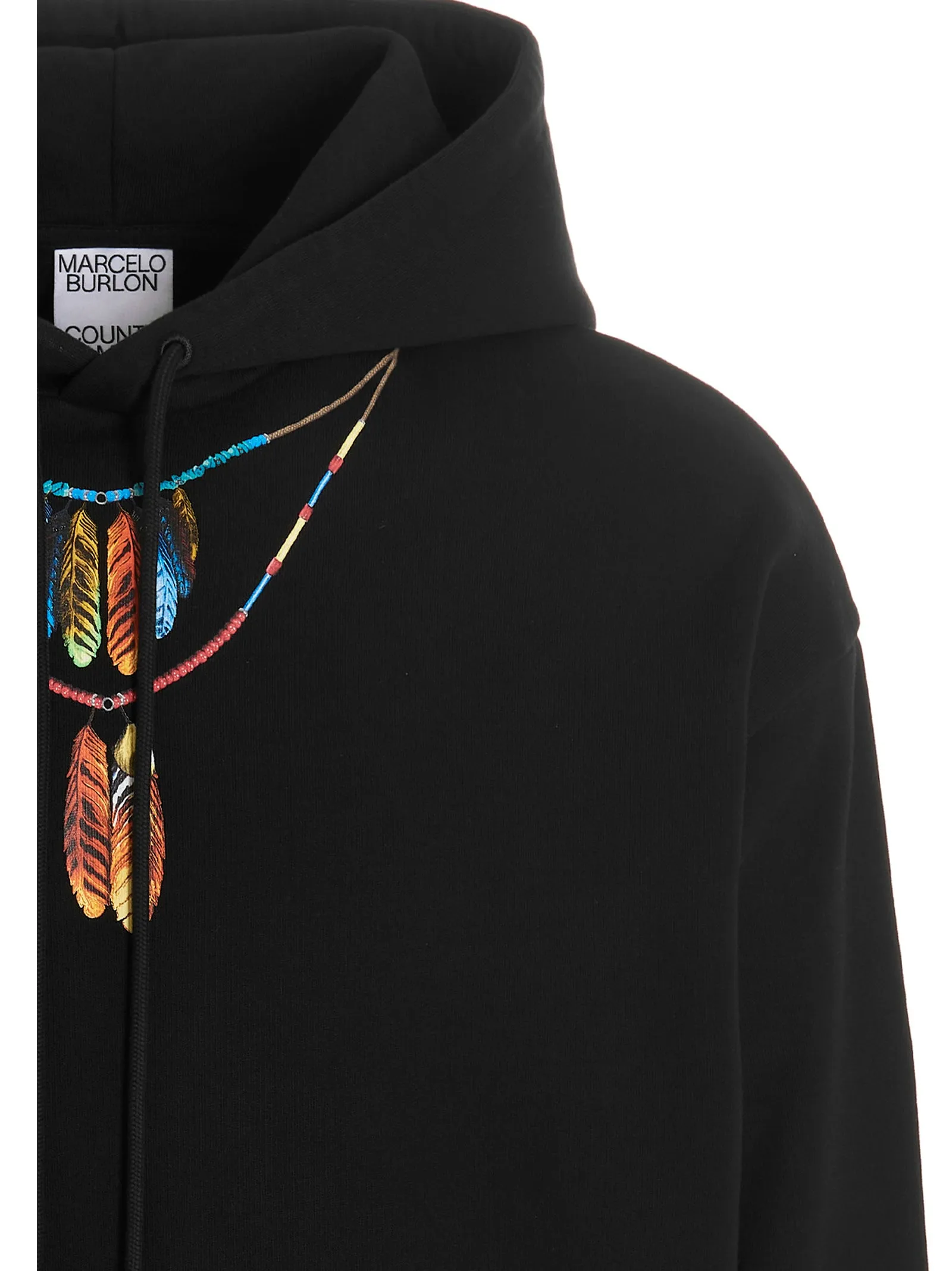 Marcelo Burlon County Of Milan Printed Drawstring Hoodie